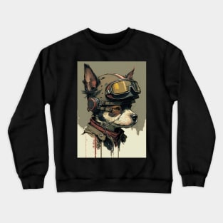 Racer Dog Crewneck Sweatshirt